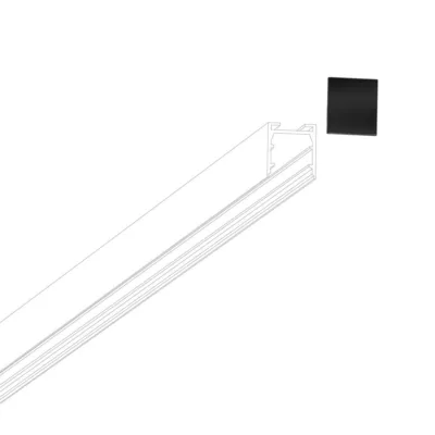 Bruck Endkappe ALL-IN Schiene Schwarz