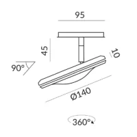 Bruck Euclid Spot 80° Deckenstrahler für ALL-IN Schiene – Bild 7