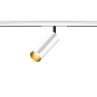 Bruck Fino Spot LV Deckenstrahler für ALL-IN Schiene Weiß Gold