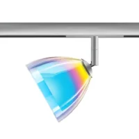 Bruck Silva 110 Spot G9 für ALL-IN Schiene Chrom Matt Glas Blau Magenta
