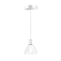 Bruck Silva Neo 110 LV S Pendelleuchte Weiß Glas Klar