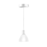 Bruck Silva Neo 110 LV S Pendelleuchte Weiß Glas Weiß