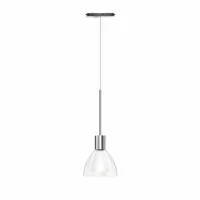 Bruck Silva Neo 110 Pendelleuchte für ALL-IN Schiene Chrom Glas klar