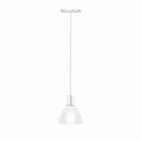 Bruck Silva Neo 110 Pendelleuchte für ALL-IN Schiene Weiß Glas Weiß