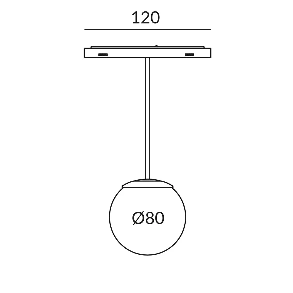 Bruck Soft Pendelleuchte 80 für Micro Schiene – Bild 3