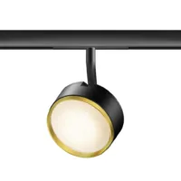 Bruck Tuto II Spot für ALL-IN Schiene Schwarz Gold 40 Grad