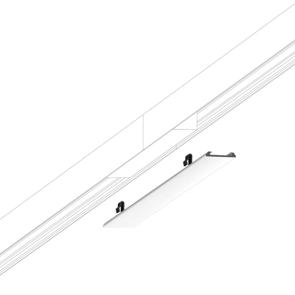 Bruck Abdeckung Verbinder ALL-IN Schiene Weiss