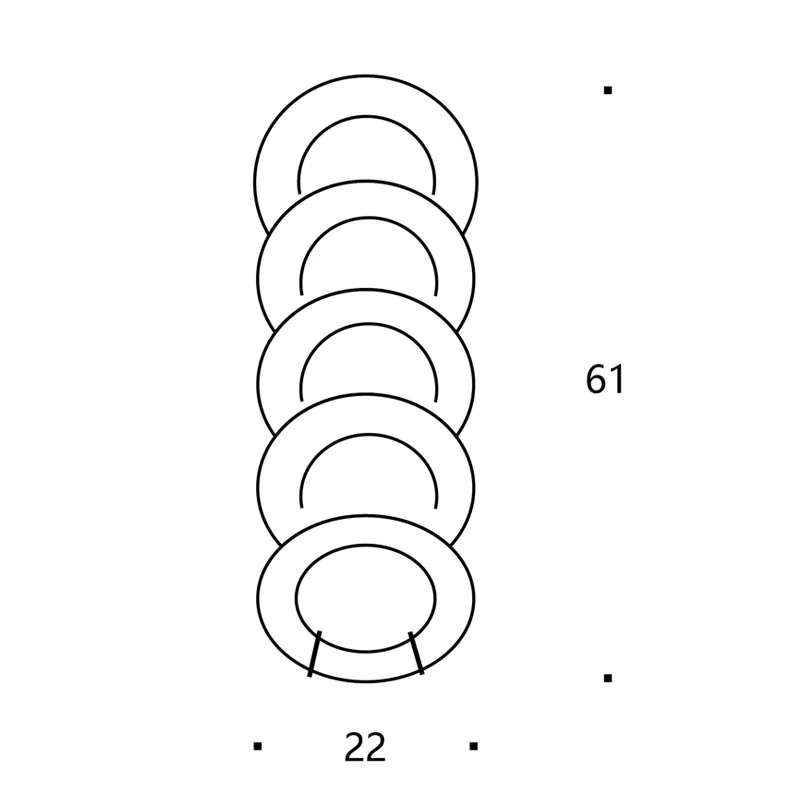 Ingo Maurer Jasna Kuchnia Wandleuchte – Bild 7