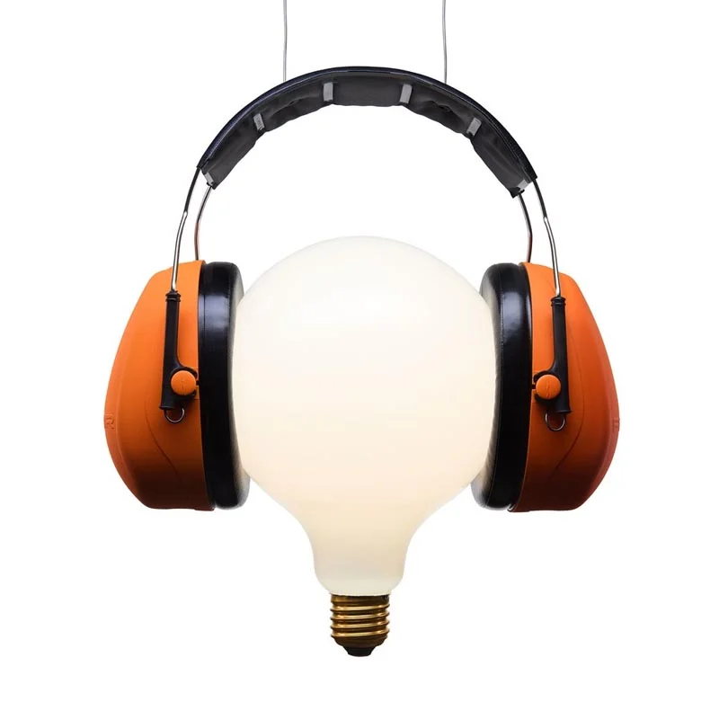 Ingo Maurer Shhh! Pendelleuchte orange