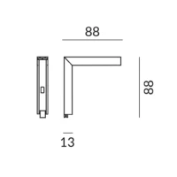 Bruck Micro Verbinder 90° Decke-Wand – Bild 3