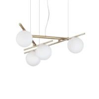 Ideal Lux Atlas SP4 Pendelleuchte Gold