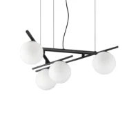 Ideal Lux Atlas SP4 Pendelleuchte Schwarz
