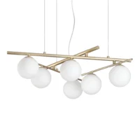 Ideal Lux Atlas SP6 Pendelleuchte Gold