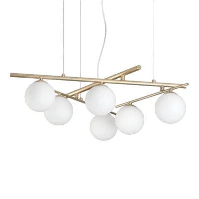 Ideal Lux Atlas SP6 Pendelleuchte Gold