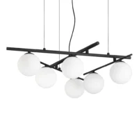 Ideal Lux Atlas SP6 Pendelleuchte Schwarz
