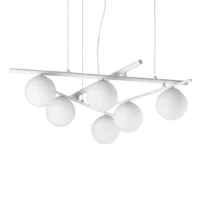 Ideal Lux Atlas SP6 Pendelleuchte Weiss