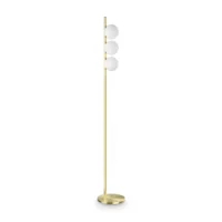 Ideal Lux Binomio PT3 Stehleuchte Messing