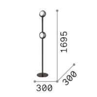 Ideal Lux Bloom PT2 LED-Stehleuchte – Bild 5