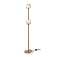 Ideal Lux Bloom PT2 LED-Stehleuchte Messing