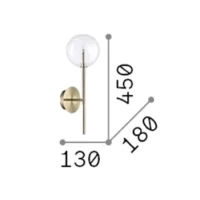 Ideal Lux Equinoxe Ap1 Wandleuchte – Bild 2