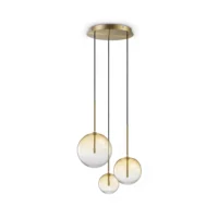 Ideal Lux Equinoxe SP3 Pendelleuchte Bernstein
