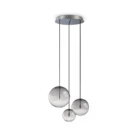 Ideal Lux Equinoxe SP3 Pendelleuchte Rauchglas