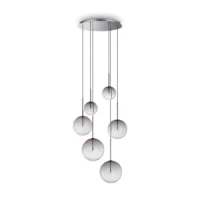 Ideal Lux Equinoxe SP6 Pendelleuchte Rauchglass
