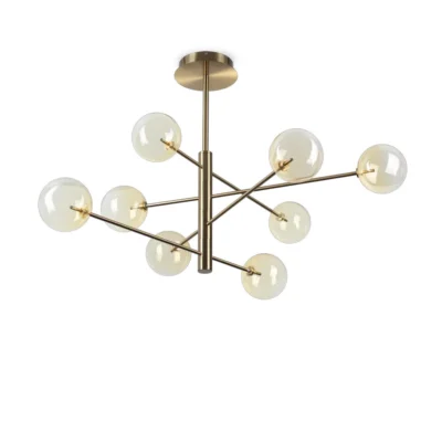 Ideal Lux Equinoxe SP8 Pendelleuchte Bernstein