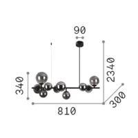 Ideal Lux Perlage SP10 Pendelleuchte – Bild 6