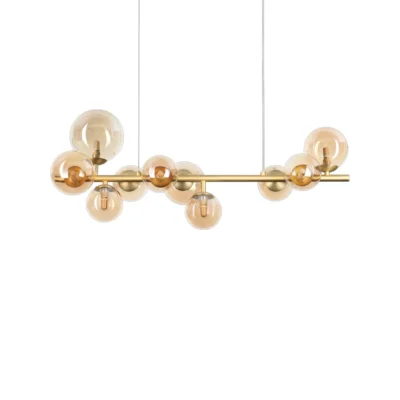 Ideal Lux Perlage SP10 Pendelleuchte Amber