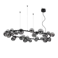 Ideal Lux Perlage SP30 Pendelleuchte Rauchglas