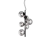 Ideal Lux Perlage SP6 Pendelleuchte Rauchglas