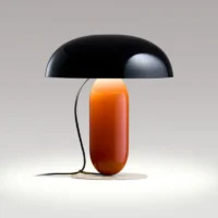 Marset Gambosa M Tischleuchte Schwarz Orange