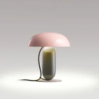 Marset Gambosa S Tischleuchte Rosa Braungrau