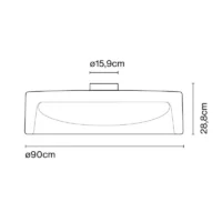 Marset Ringo C 90 LED Deckenleuchte – Bild 7