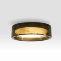 Marset Ringo 90 LED Deckenleuchte Rauch dunkel