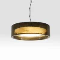 Marset Ringo 90 LED Pendelleuchte Rauch dunkel