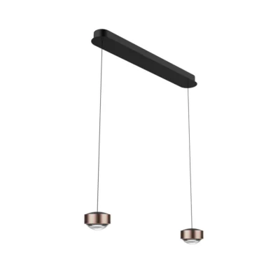 prediger.select s.100 Pendelleuchte 2-flammig Direkt Bronze gebürstet