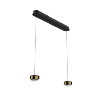 prediger.select s.100 Pendelleuchte 2-flammig Direkt Gold glänzend