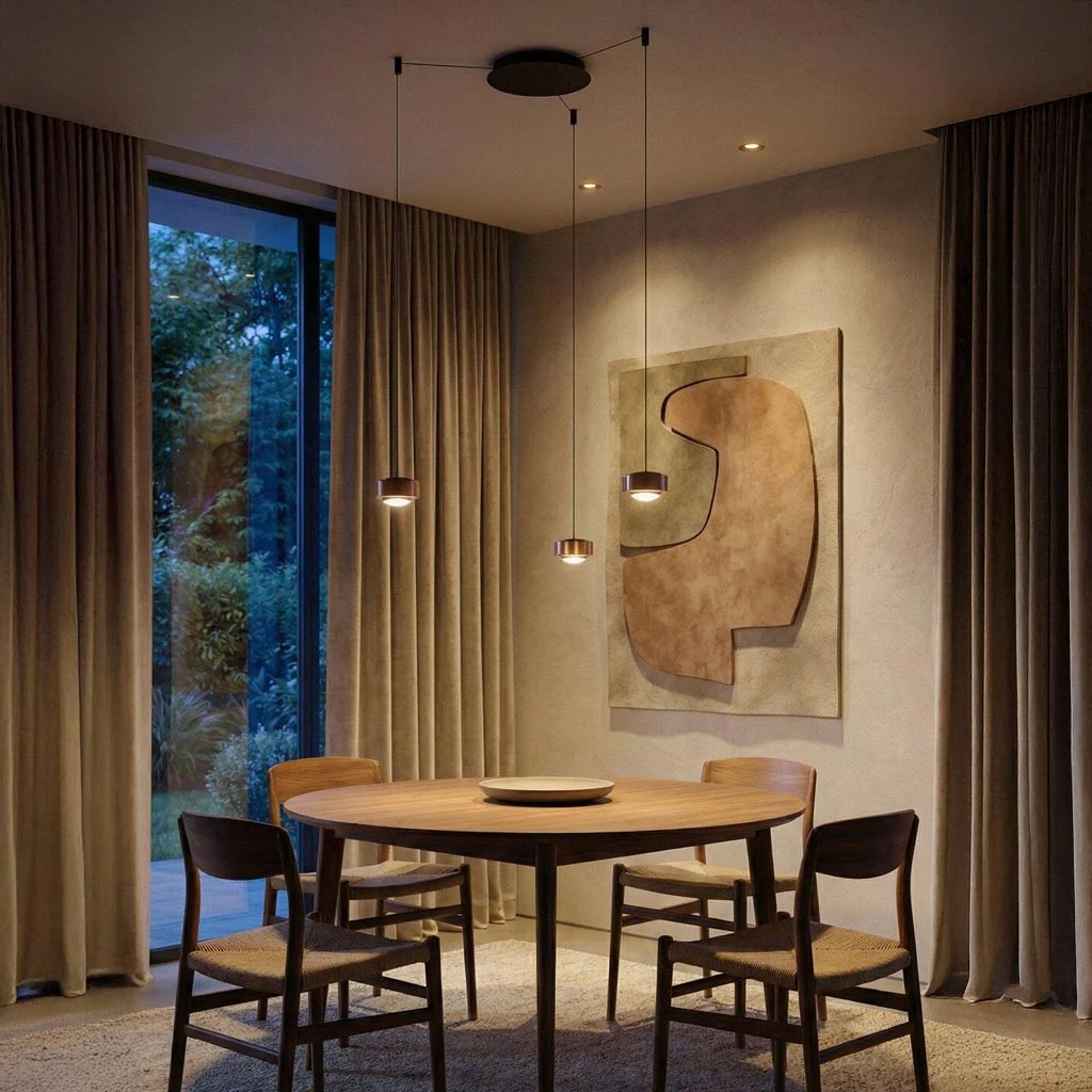 prediger.select s.100 Pendelleuchte 3-flammig Direkt Ambiente