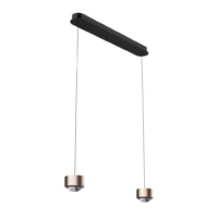 prediger.select s.200 Pendelleuchte 2-flammig Direkt/Indirekt Bronze grbürstet