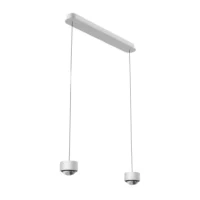 prediger.select s.200 Pendelleuchte 2-flammig Direkt/Indirekt Satin Weiss