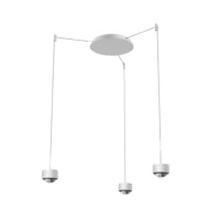 prediger.select s.200 Pendelleuchte 3-flammig Direkt/Indirekt Satin Weiss