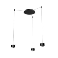 prediger.select s.200 Pendelleuchte 3-flammig Direkt/Indirekt Titan glänzend