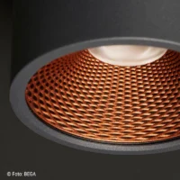 BEGA Deckenleuchte Ø 15 cm - Tiefstrahler für den Außenbereich – Bild 2