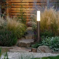 Bega Garten- und Wegeleuchte Boom freistrahlend – zylindrischer Opalglas-Schirm – Bild 5