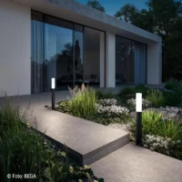 Bega Garten- und Wegeleuchte Boom freistrahlend – zylindrischer Opalglas-Schirm – Bild 3