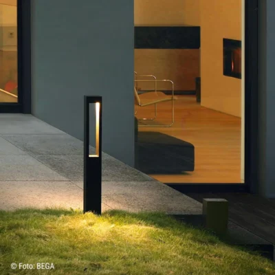 Bega Garten- und Wegeleuchte mit gerichtetem Licht