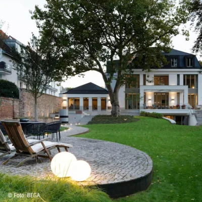 BEGA Gartenleuchte Kugelleuchte BEGA UniLink®