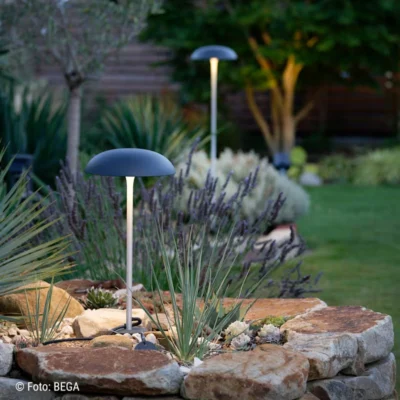 BEGA Ortsveränderliche Gartenleuchte BEGA UniLink® – Höhe 50 cm